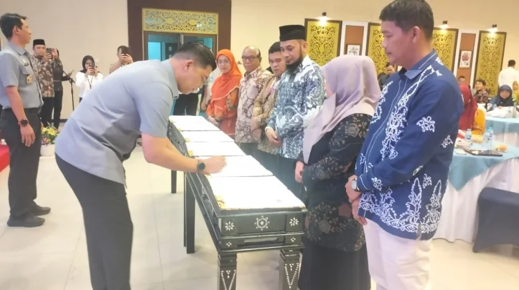 Polbeng Hadiri Penandatanganan Kerja Sama Penguatan Sentra Kekayaan Intelektua
