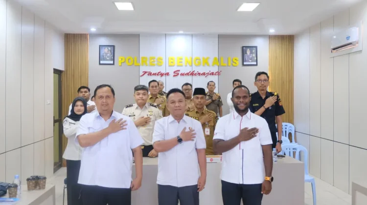 Sat Reskrim Polres Bengkalis Sosialisasikan KUHAP Baru