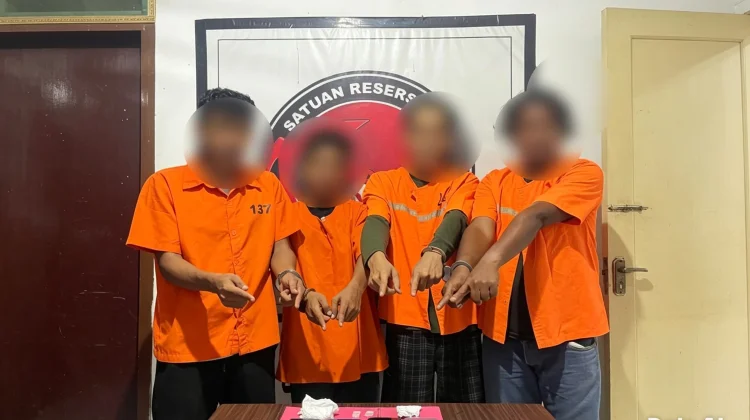 Tenaga Outsourcing PUPR Bengkalis Diciduk Polisi, 4 Positif Sabu