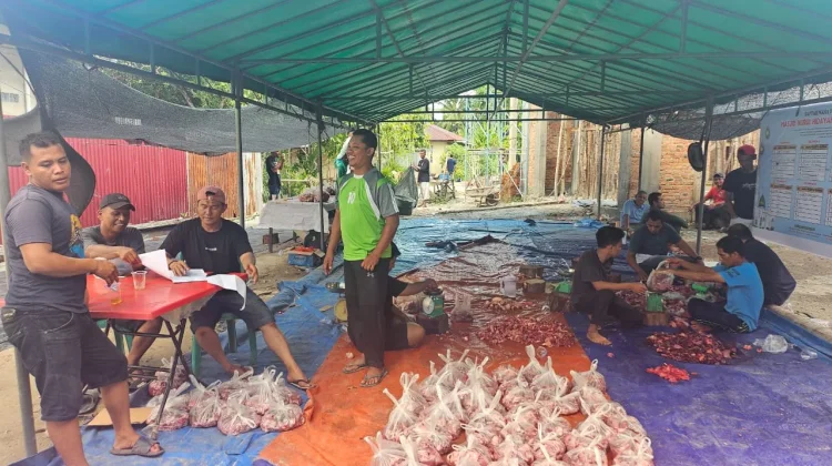Jumlah Hewan Kurban di Masjid Nurul Hidayah Bengkalis Meningkat