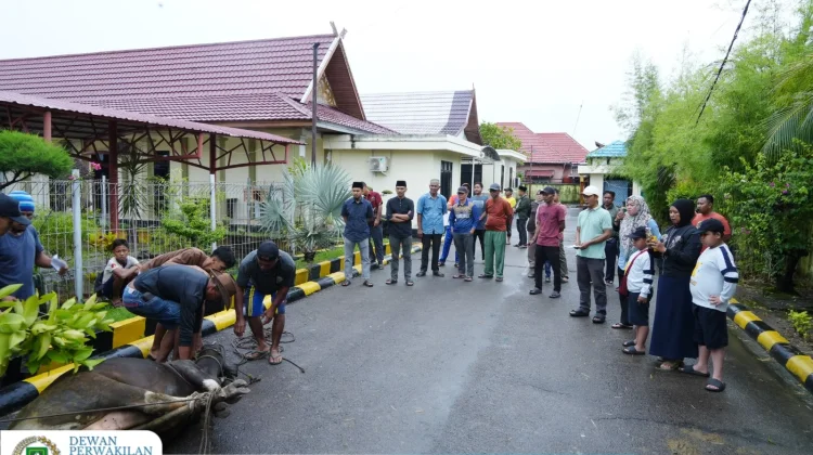 Momentum Iduladha, Sekretariat DPRD Bengkalis Tebar Kepedulian Melalui Qurban