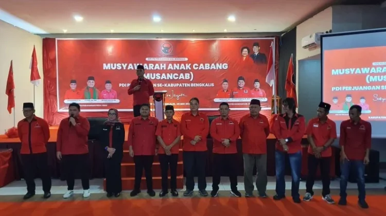 Musancab PDI Perjuangan Bengkalis Perkuat Konsolidasi Struktur Partai
