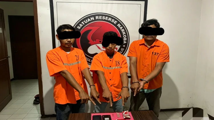 Digerebek di Rumah Kosong, 3 Pelaku Narkoba Diciduk Polisi