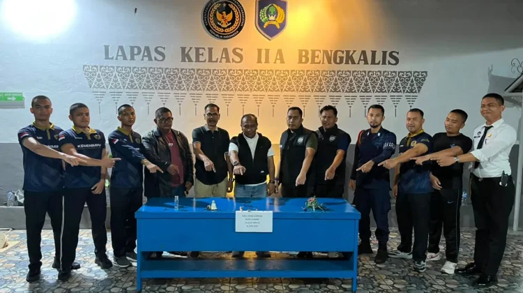 Razia Rutin Lapas Bengkalis Sita Sejumlah Barang Terlarang