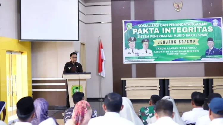 Bupati Meranti Tegaskan SPMB Harus Adil Transparan Akuntabel