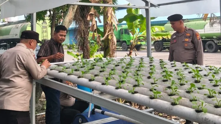 Polsek Kawasan Pelabuhan Sukseskan Program Ketahanan Pangan