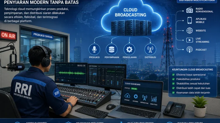 Cloud Broadcasting Mulai Dilirik Industri Penyiaran Modern