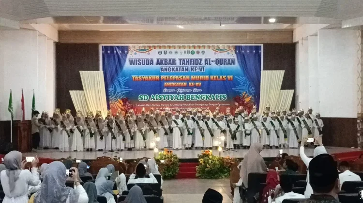Wisuda Tahfidz Aisyiyah Bengkalis Cetak Generasi Qurani Berprestasi