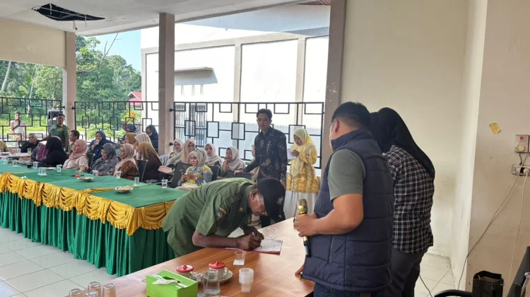 Mendadak Dites Urine, 29 Perangkat Desa Pangkalan Batang Bersih dari Narkoba