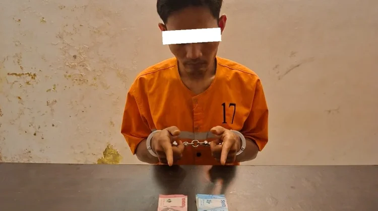 Polsek Pinggir Ringkus Pemuda dengan 13,55 Gram Barang Bukti Narkoba
