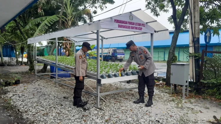 Polsek Pelabuhan Dumai Rawat dan Dukung Ketahanan Pangan Nasional