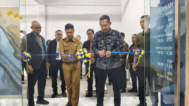 Gedung Baru KCP Bank Mandiri Selatpanjang Diresmikan