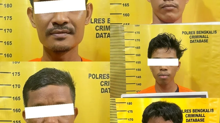 Kadus dan PNS Satpol PP Bengkalis Positif Sabu, Lima Orang Diamankan