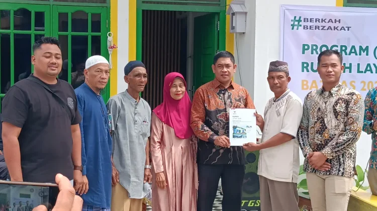 Baznas Riau Resmikan Rumah Layak Huni Warga Bengkalis