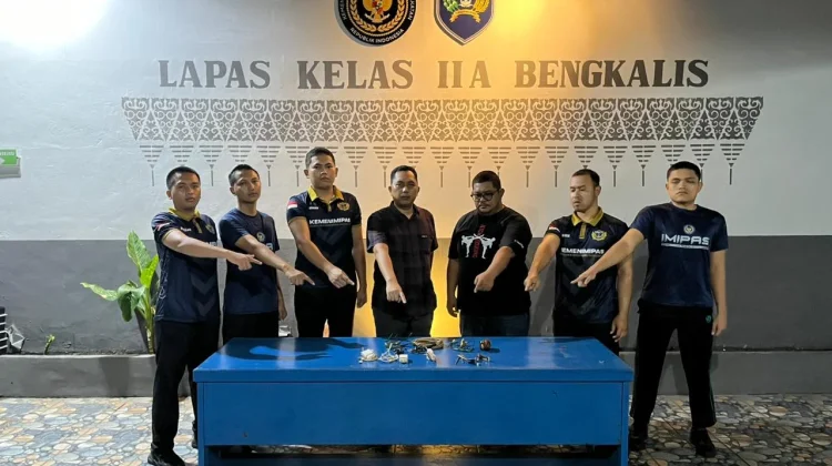 Lapas Bengkalis Sita Barang Terlarang, Kamar Warga Binaan Digeledah