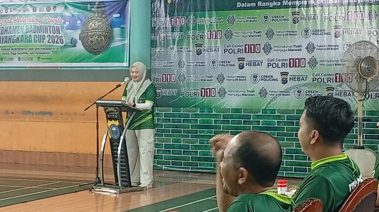 Turnamen Badminton HUT Bhayangkara ke-80 Resmi Digelar di Bengkalis