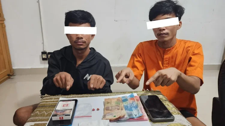 Dua Pemuda Diringkus di Bathin Solapan, Sabu dan Ekstasi Disita