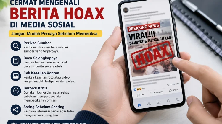 Cermat Mengenali Hoaks di Media Sosial agar Tidak Mudah Tertipu