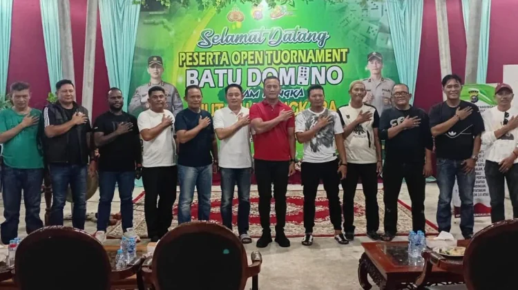 Meriahkan HUT Bhayangkara ke-80, Polres Bengkalis Gelar Open Tournament Domino