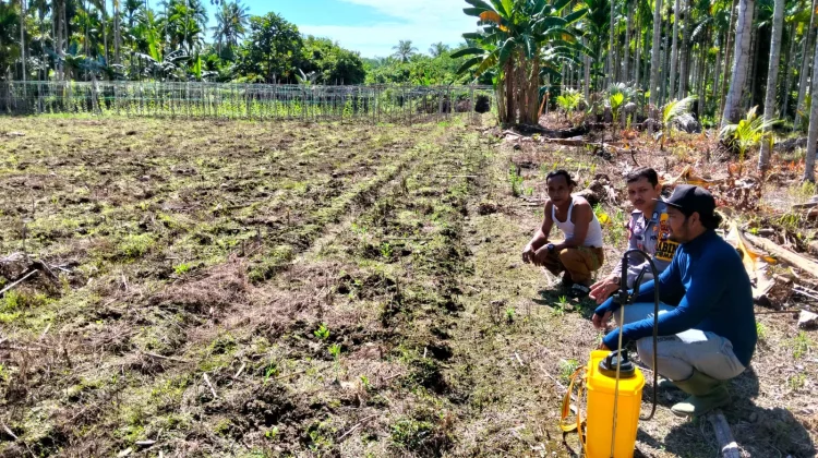 Bhabinkamtibmas Deluk Ajak Petani Dukung Ketahanan Pangan