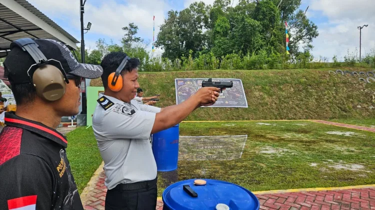 Lapas Bengkalis Raih Juara III Turnamen Menembak Bhayangkara 80
