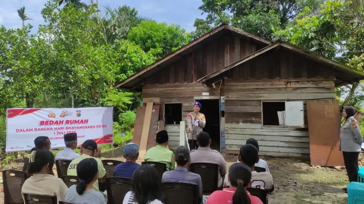 Kado HUT Bhayangkara, Polda Riau Sulap Rumah Ida Jadi Hunian Layak Huni