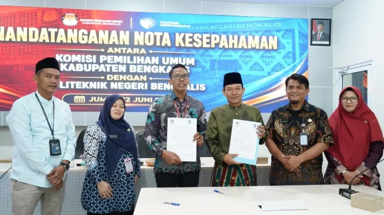 Polbeng dan KPU Bengkalis Jalin Kerja Sama Penguatan Pendidikan Demokrasi