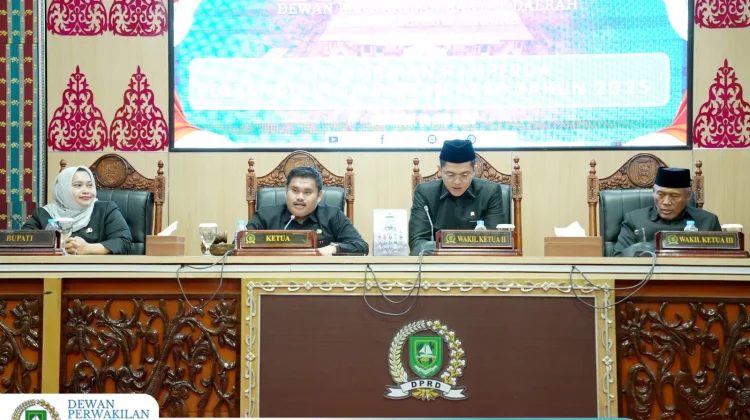 Paripurna Penyampaian Ranperda Pertanggungjawaban Pelaksanaan APBD Tahun Angg