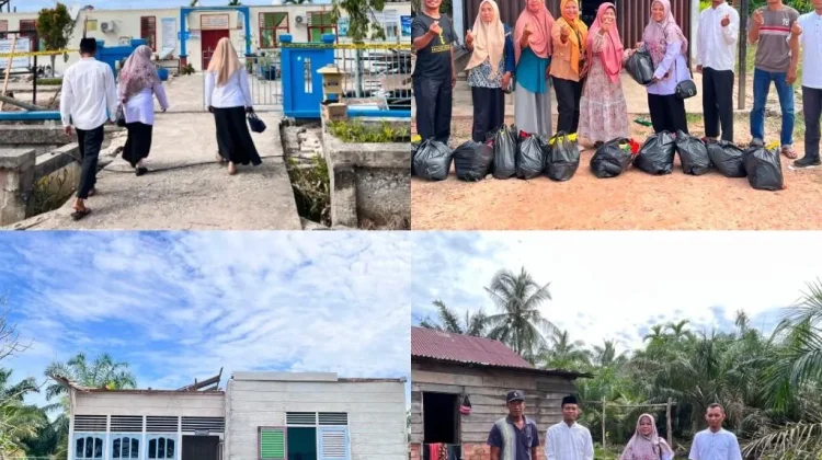 BAZNAS Bengkalis Salurkan Bantuan Korban Puting Beliung Desa Api-Api