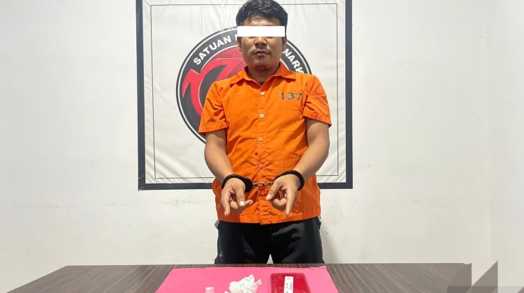 Digerebek di Senggoro, Pengedar Sabu Dibekuk Satresnarkoba Bengkalis