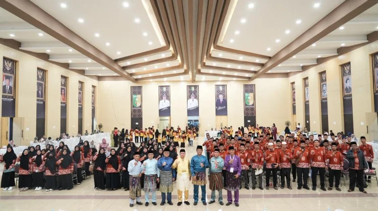 Dukungan untuk Kafilah Kota Dumai pada Hari Pertama MTQ XLIV Riau