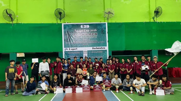 Agape Cup 2026 UKMK Polbeng Dorong Sportivitas Generasi Muda Kristen di Bengkalis