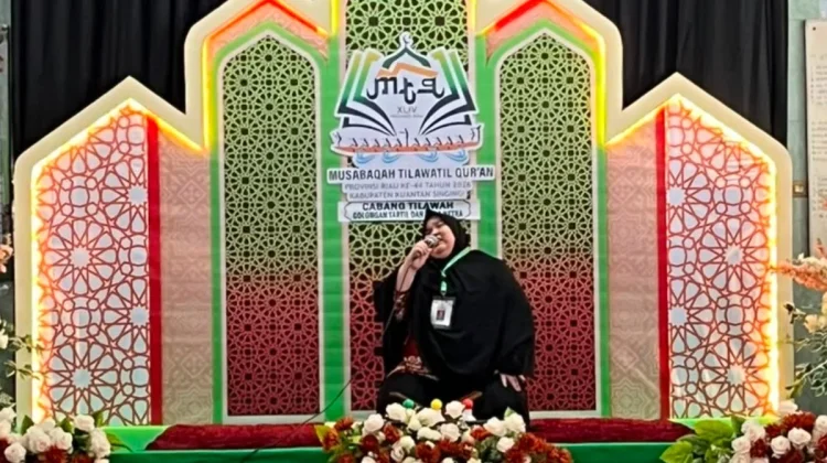 Khomsaniati Tampil Maksimal di Final Seni Baca Al-Qur'an Golongan Tunanetra Putri