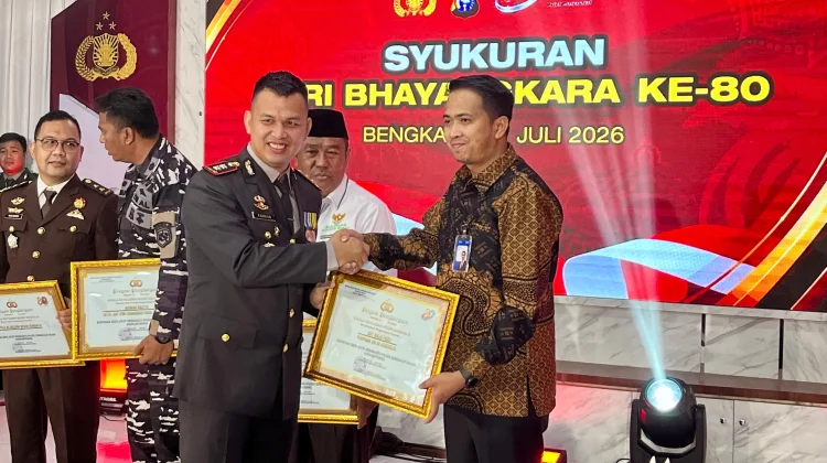 BRI Bengkalis Terima Penghargaan HUT Bhayangkara ke-80 dari Polres
