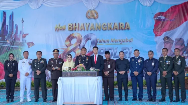 Sekda Siak Apresiasi Pengabdian Polri pada Hari Bhayangkara Ke-80