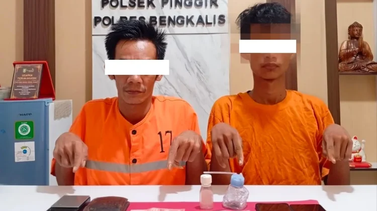 Digerebek di Kebun Sawit, 24 Paket Sabu dan 2 Pengedar Dibekuk