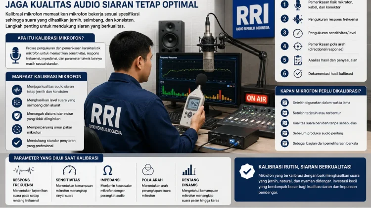 Kalibrasi Mikrofon Penting Jaga Kualitas Audio Siaran Tetap Optimal