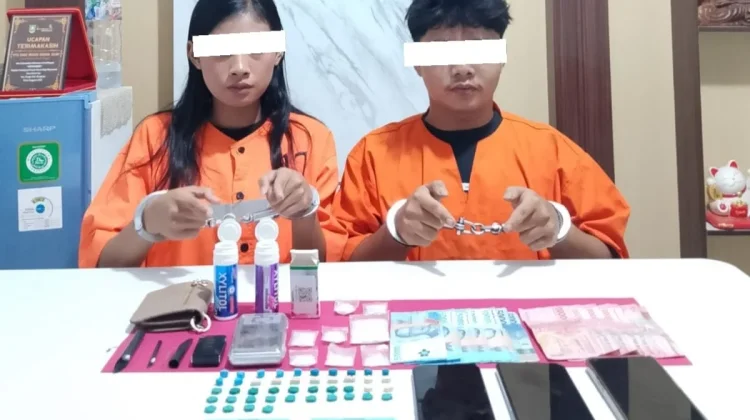 Polsek Pinggir Gerebek Jaringan Narkoba, 44 Ekstasi dan Sabu Disita
