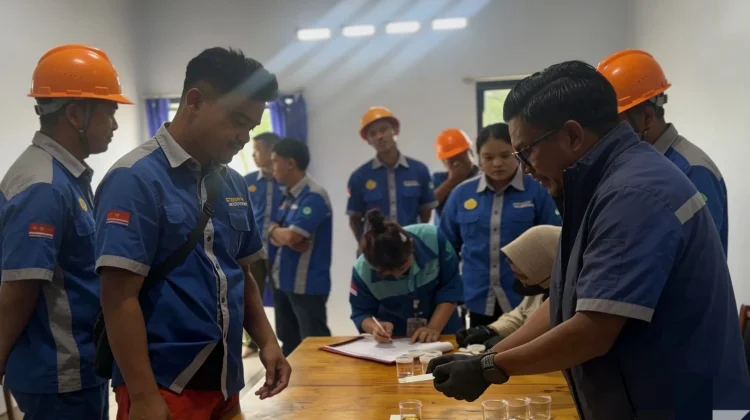 Ratusan Karyawan PT SSP Lulus Tes Urine, Polres Bengkalis Pastikan Bebas Narkoba