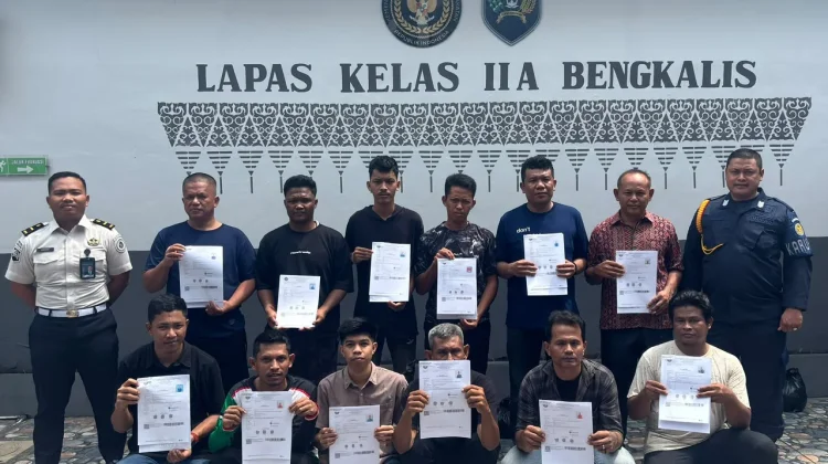 Ratusan Warga Binaan Lapas Bengkalis Terima Program Reintegrasi Sosial