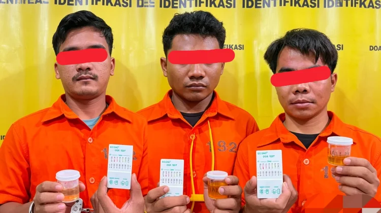 Satresnarkoba dan Polsek Bantan Berhasil Tangkap Tiga Kurir dengan BB Sabu dan Pil