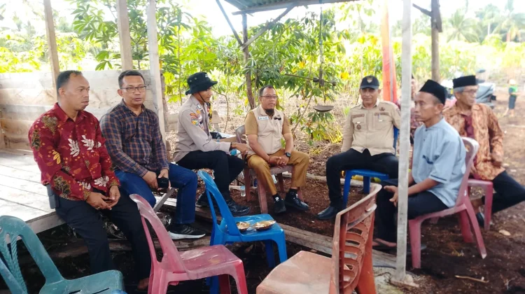 Babhinkamtibmas Ajak Warga Muntai Barat Manfaatkan Lahan Kosong