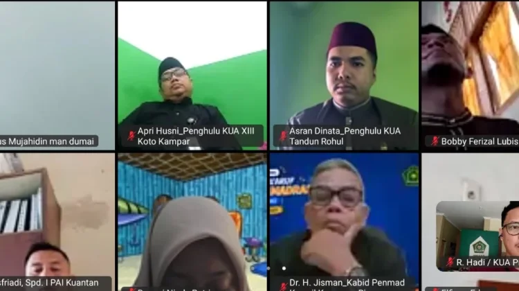 Tingkatkan Layanan Keagamaan, Penyuluh Agama Pinggir Ikuti Bimtek Roshdul Kiblat