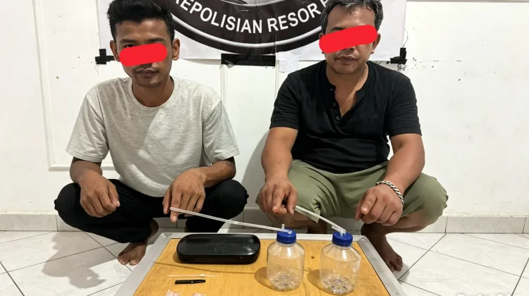 Satresnarkoba Bengkalis Amankan Dua Penyalahguna Sabu