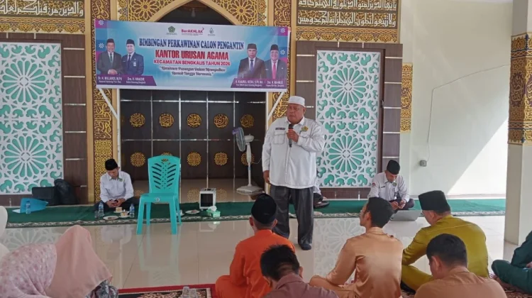 KUA Bengkalis Bekali Catin Bangun Keluarga Sakinah