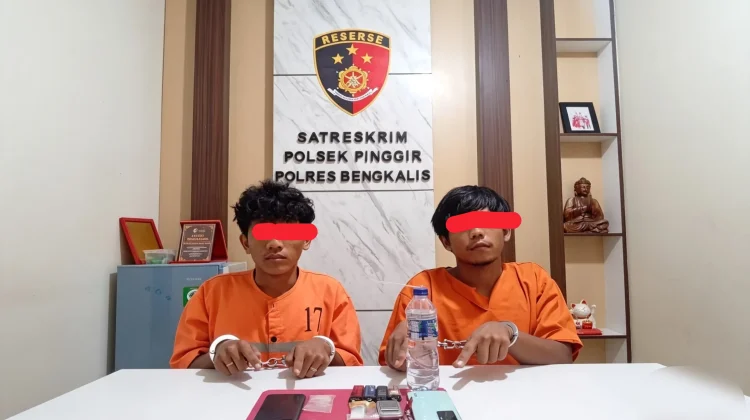 Polsek Pinggir Ungkap Kasus Sabu, Dua Pelaku Diamankan