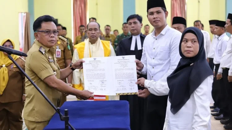 Bupati Asmar Lantik 144 Anggota BPD Perkuat Pemerintahan Desa