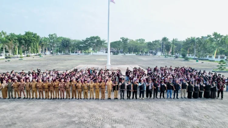 Asmar Lepas 450 Mahasiswa KKN IAIN Mengabdi di Meranti