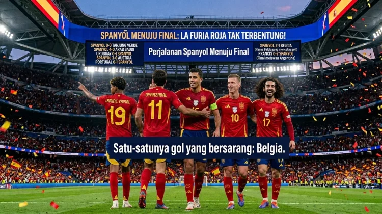 Spanyol Tembus Final: Hanya Belgia yang Mampu Jebol Gawang La Furia Roja