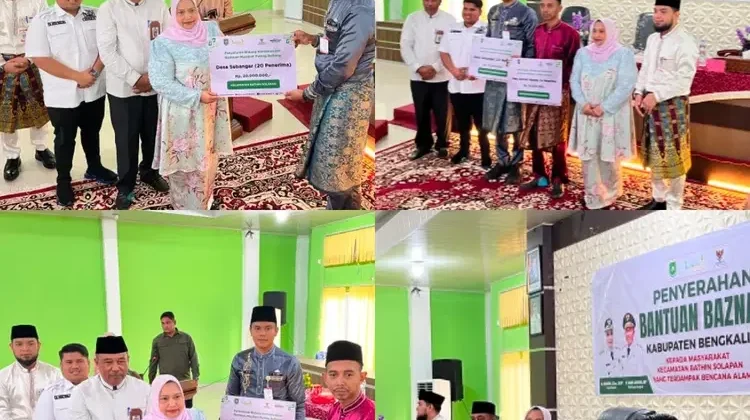 BAZNAS Bengkalis dan Pemkab Salurkan Bantuan Korban Puting Beliung